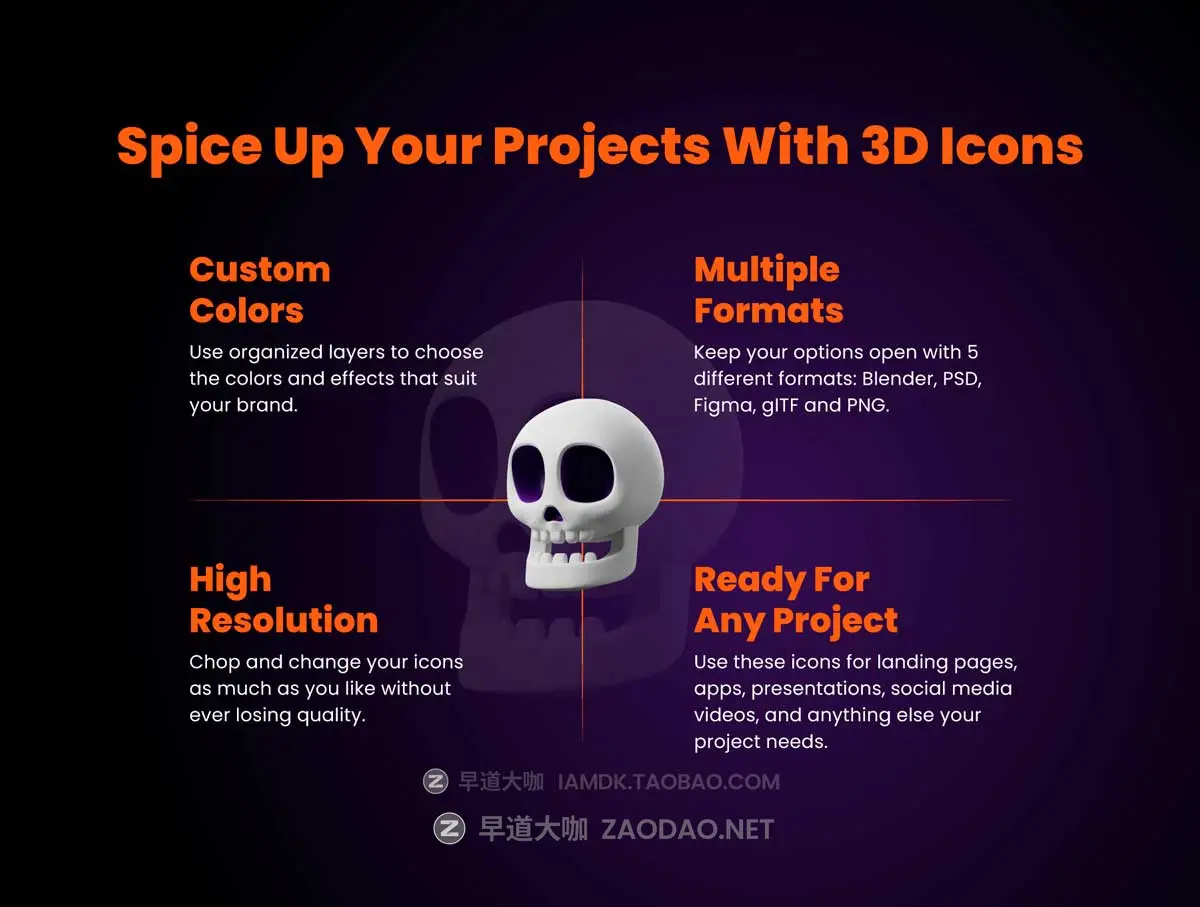 30款优质卡通趣味恐怖万圣节南瓜僵尸3D图标Icons设计Figma/PSD/PNG格式设计素材 3D Trick-or-Treat Icons插图2 30款优质卡通趣味恐怖万圣节南瓜僵尸3D图标Icons设计Figma/PSD/PNG格式设计素材 3D Trick-or-Treat Icons插图2