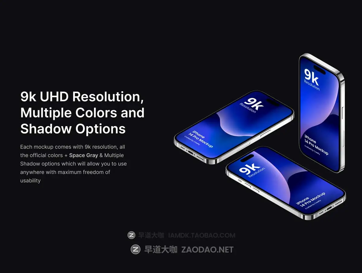 70款逼真APP UI界面设计苹果iPhone 14 Pro展示效果图PS贴图样机模板 iPhone 14 Pro Mockup – 70 High Quality PSD Mockups插图1 70款逼真APP UI界面设计苹果iPhone 14 Pro展示效果图PS贴图样机模板 iPhone 14 Pro Mockup – 70 High Quality PSD Mockups插图1