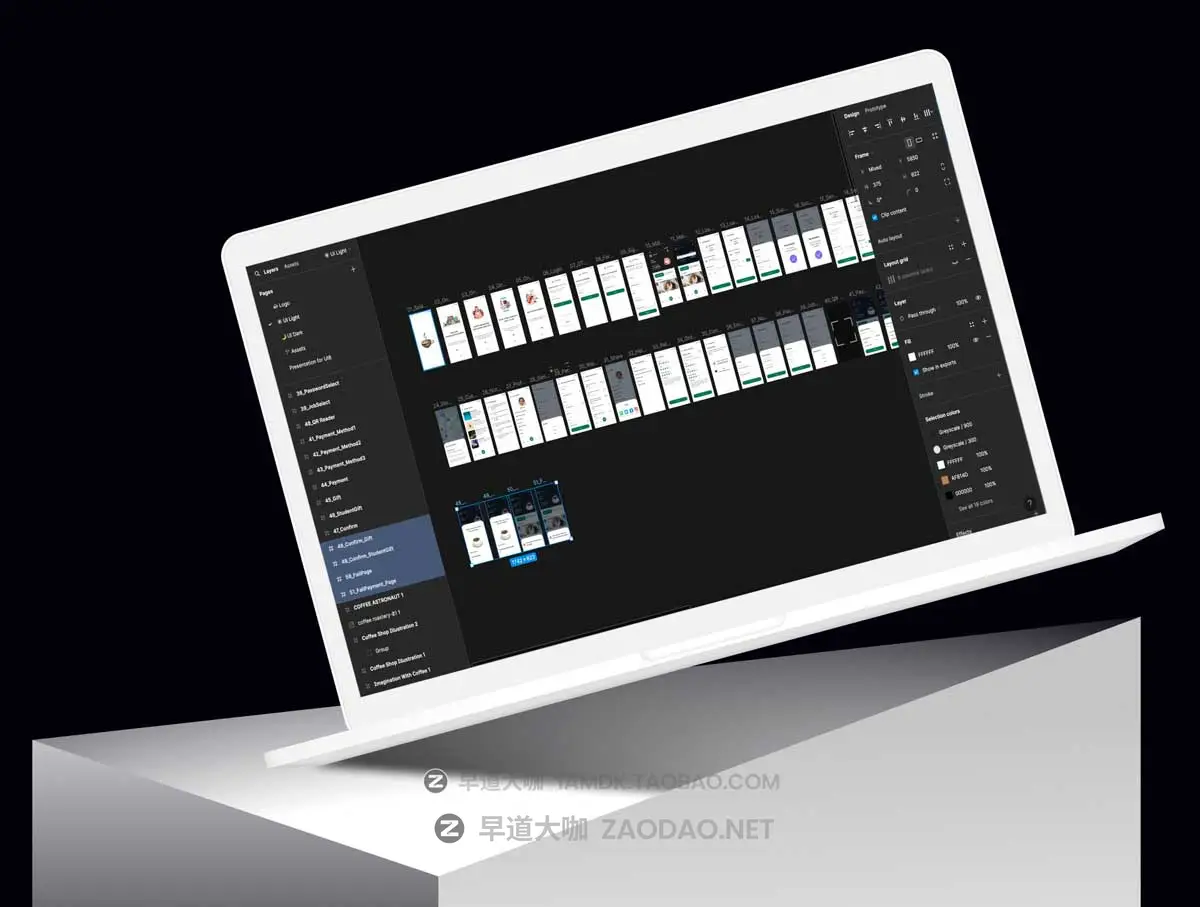 100+屏咖啡美食在线购买自助下单APP UI界面设计Figma格式模板素材 Bank – Coffee Shop App UI Kit插图4 100+屏咖啡美食在线购买自助下单APP UI界面设计Figma格式模板素材 Bank – Coffee Shop App UI Kit插图4