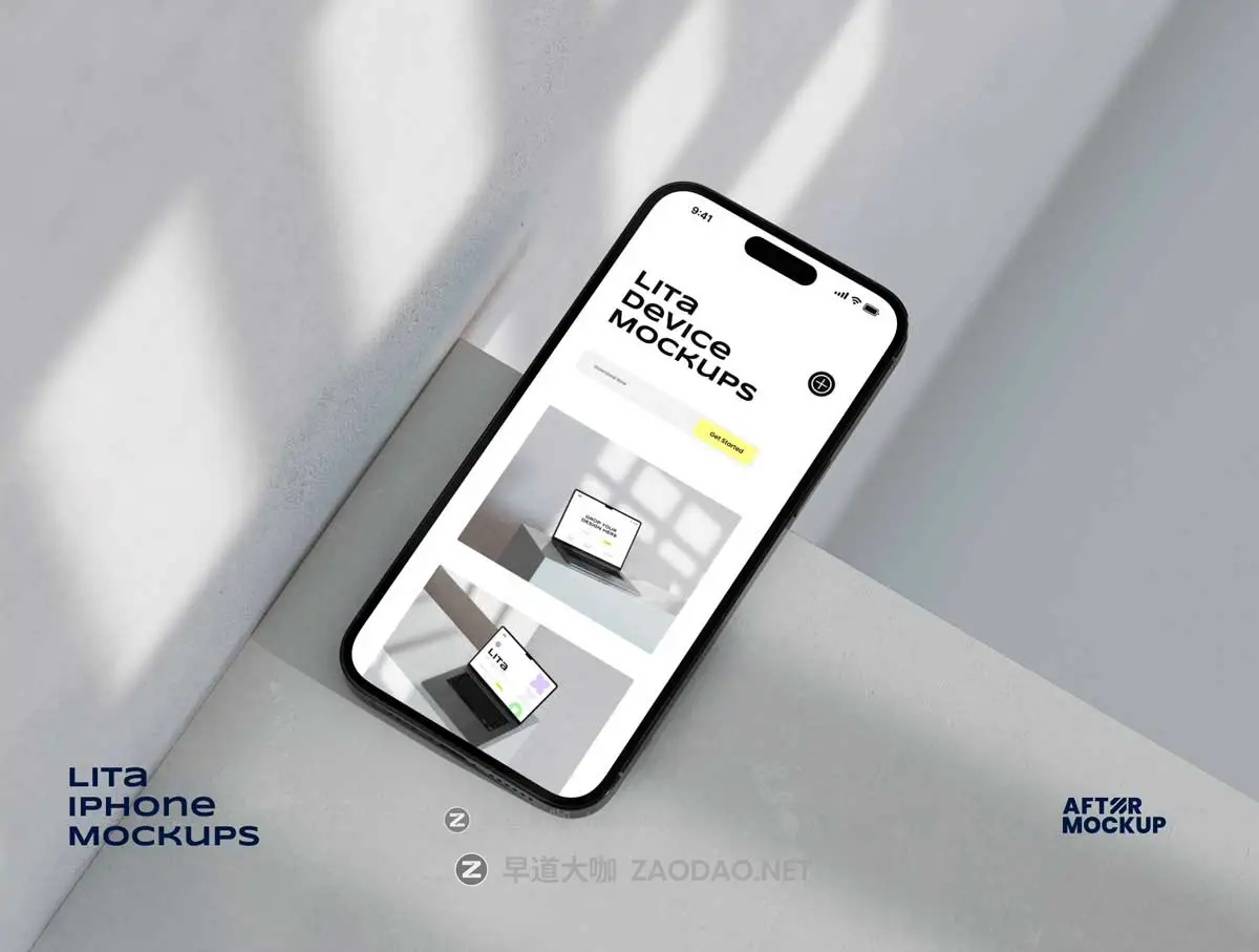 7款时尚工业风苹果iPhone 15 Pro屏幕演示效果图Ps贴图样机模板素材 Lita iPhone Mockups插图2 7款时尚工业风苹果iPhone 15 Pro屏幕演示效果图Ps贴图样机模板素材 Lita iPhone Mockups插图2
