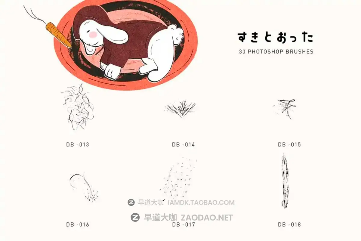 30款动物皮毛绒毛毛屑绘画效果PS笔刷画笔设计素材 Dust Bunny | 30 Photoshop Brushes插图5 30款动物皮毛绒毛毛屑绘画效果PS笔刷画笔设计素材 Dust Bunny | 30 Photoshop Brushes插图5