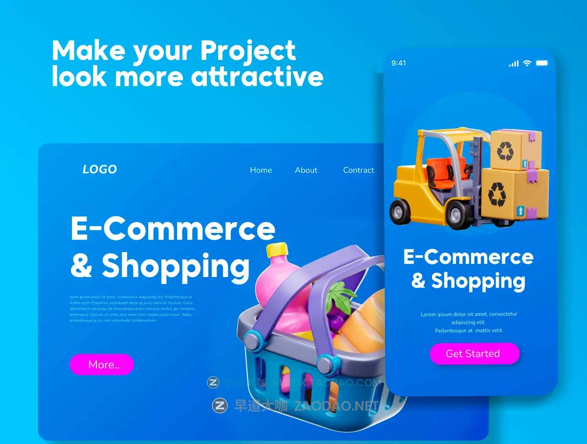 30款优质极简主义电商购物3D插图图标Icons设计Blender/PNG格式素材 E-Commerce 3D Illustrations插图3 30款优质极简主义电商购物3D插图图标Icons设计Blender/PNG格式素材 E-Commerce 3D Illustrations插图3