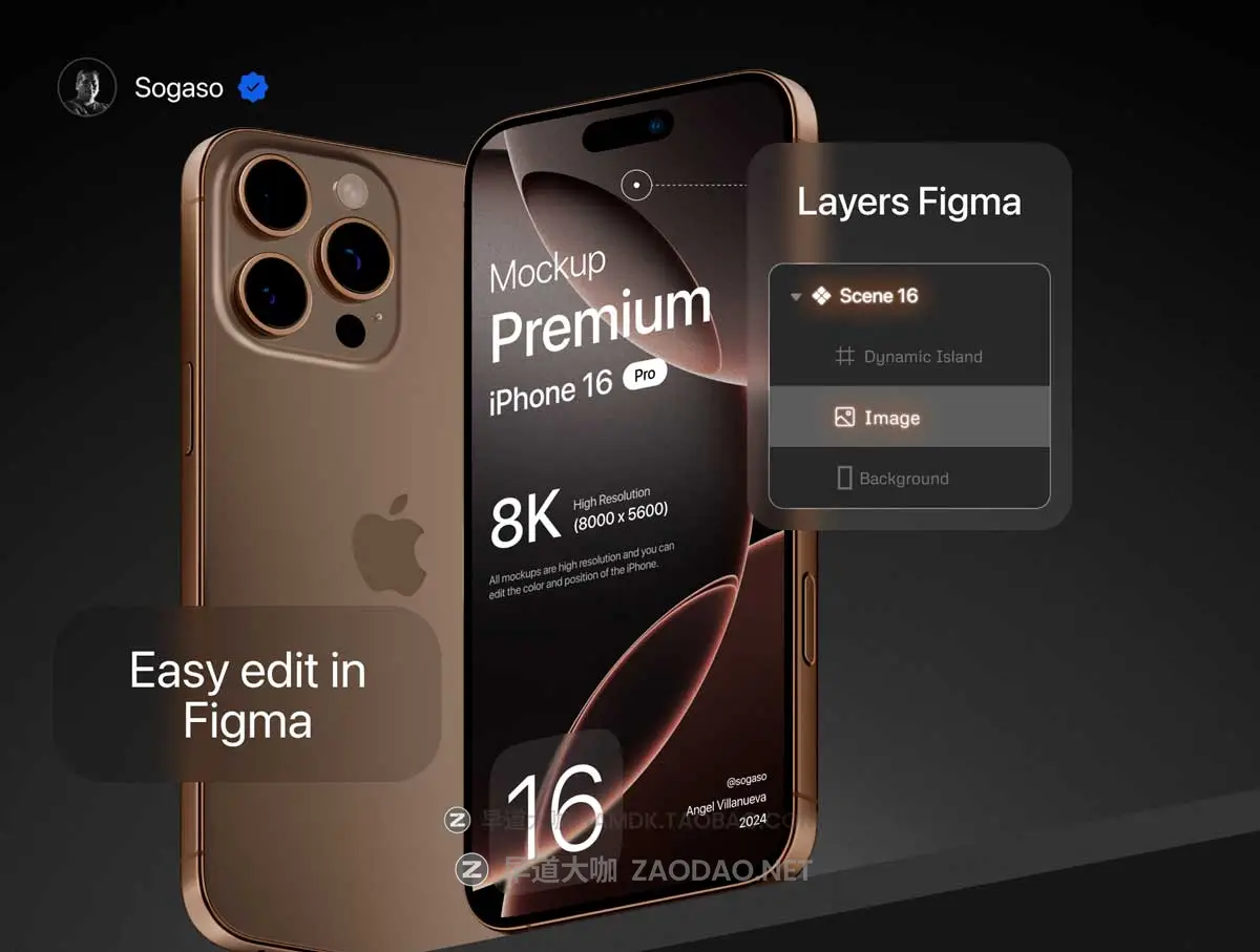 40款高级全新苹果iPhone 16 Pro手机APP UI设计效果图Ps展示样机模板 Premium iPhone 16 Pro Mockup插图1 40款高级全新苹果iPhone 16 Pro手机APP UI设计效果图Ps展示样机模板 Premium iPhone 16 Pro Mockup插图1