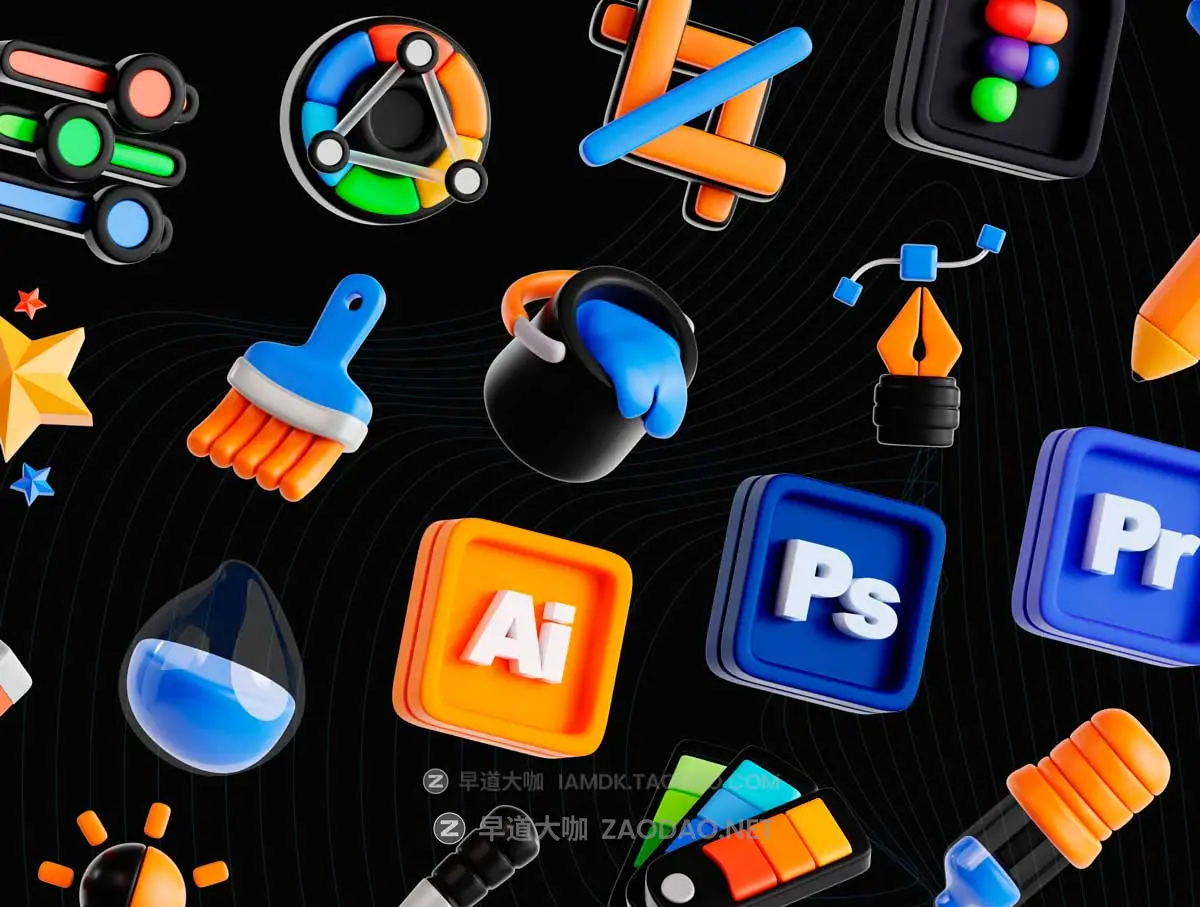20款时尚科学实验设计软件3D图标Icons设计Blender/PNG/OBJ格式素材 Graphic Design 3D Icon插图4 20款时尚科学实验设计软件3D图标Icons设计Blender/PNG/OBJ格式素材 Graphic Design 3D Icon插图4