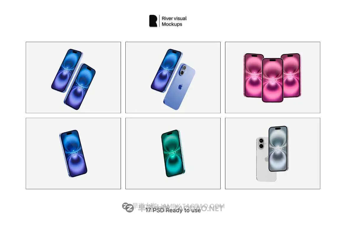 17款全新时尚苹果iPhone 16苹果手机APP界面设计展示效果图PS贴图样机模板 iPhone 16 Bundle Mockup插图21 17款全新时尚苹果iPhone 16苹果手机APP界面设计展示效果图PS贴图样机模板 iPhone 16 Bundle Mockup插图21