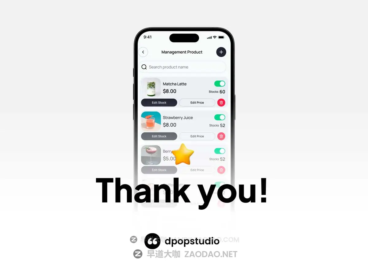 84+屏双配色果汁饮料咖啡在线下单购买APP UI界面设计Figma模板套件 Posify – Mobile Point of Sale UI KIT插图7 84+屏双配色果汁饮料咖啡在线下单购买APP UI界面设计Figma模板套件 Posify – Mobile Point of Sale UI KIT插图7