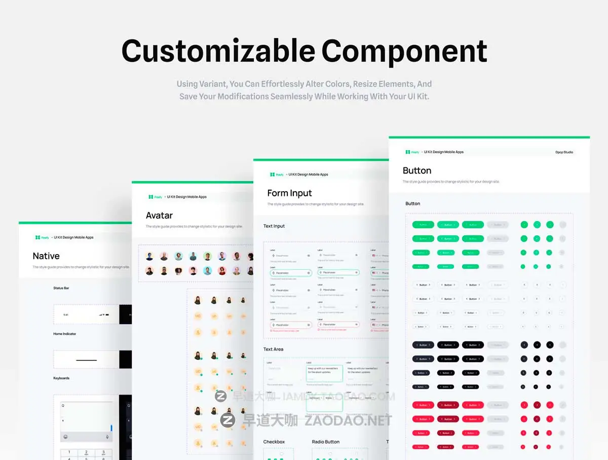 84+屏双配色果汁饮料咖啡在线下单购买APP UI界面设计Figma模板套件 Posify – Mobile Point of Sale UI KIT插图3 84+屏双配色果汁饮料咖啡在线下单购买APP UI界面设计Figma模板套件 Posify – Mobile Point of Sale UI KIT插图3
