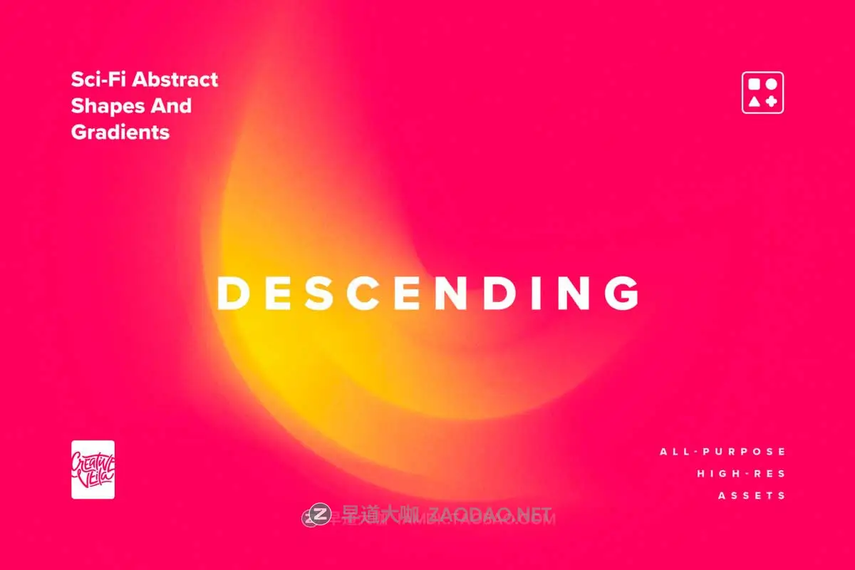 未来科幻赛博朋克噪点模糊渐变抽象艺术背景图片设计PNG/PSD格式素材 Sci-Fi Abstract Shapes And Gradients插图4 未来科幻赛博朋克噪点模糊渐变抽象艺术背景图片设计PNG/PSD格式素材 Sci-Fi Abstract Shapes And Gradients插图4