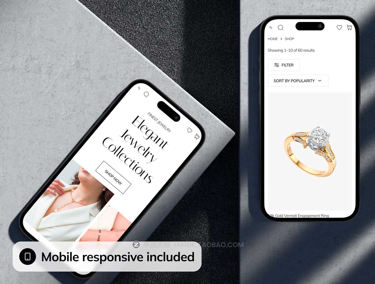 45款高级简约珠宝首饰钻石电子商务商城网站web ui界面设计figma模板套件素材 WAMjewelry – Jewelry E-Commerce Website UI Kit插图6 45款高级简约珠宝首饰钻石电子商务商城网站web ui界面设计figma模板套件素材 WAMjewelry – Jewelry E-Commerce Website UI Kit插图6