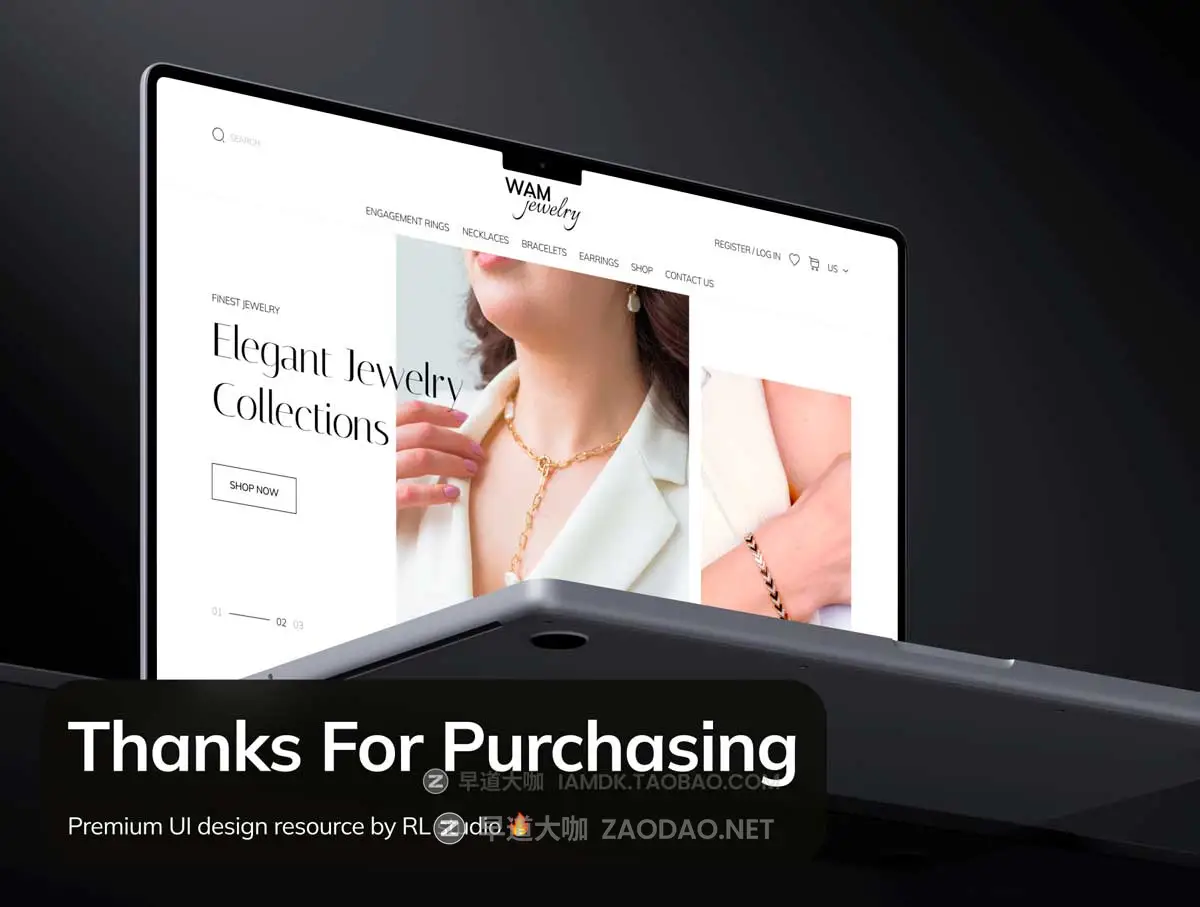 45款高级简约珠宝首饰钻石电子商务商城网站web ui界面设计figma模板套件素材 WAMjewelry – Jewelry E-Commerce Website UI Kit插图7 45款高级简约珠宝首饰钻石电子商务商城网站web ui界面设计figma模板套件素材 WAMjewelry – Jewelry E-Commerce Website UI Kit插图7