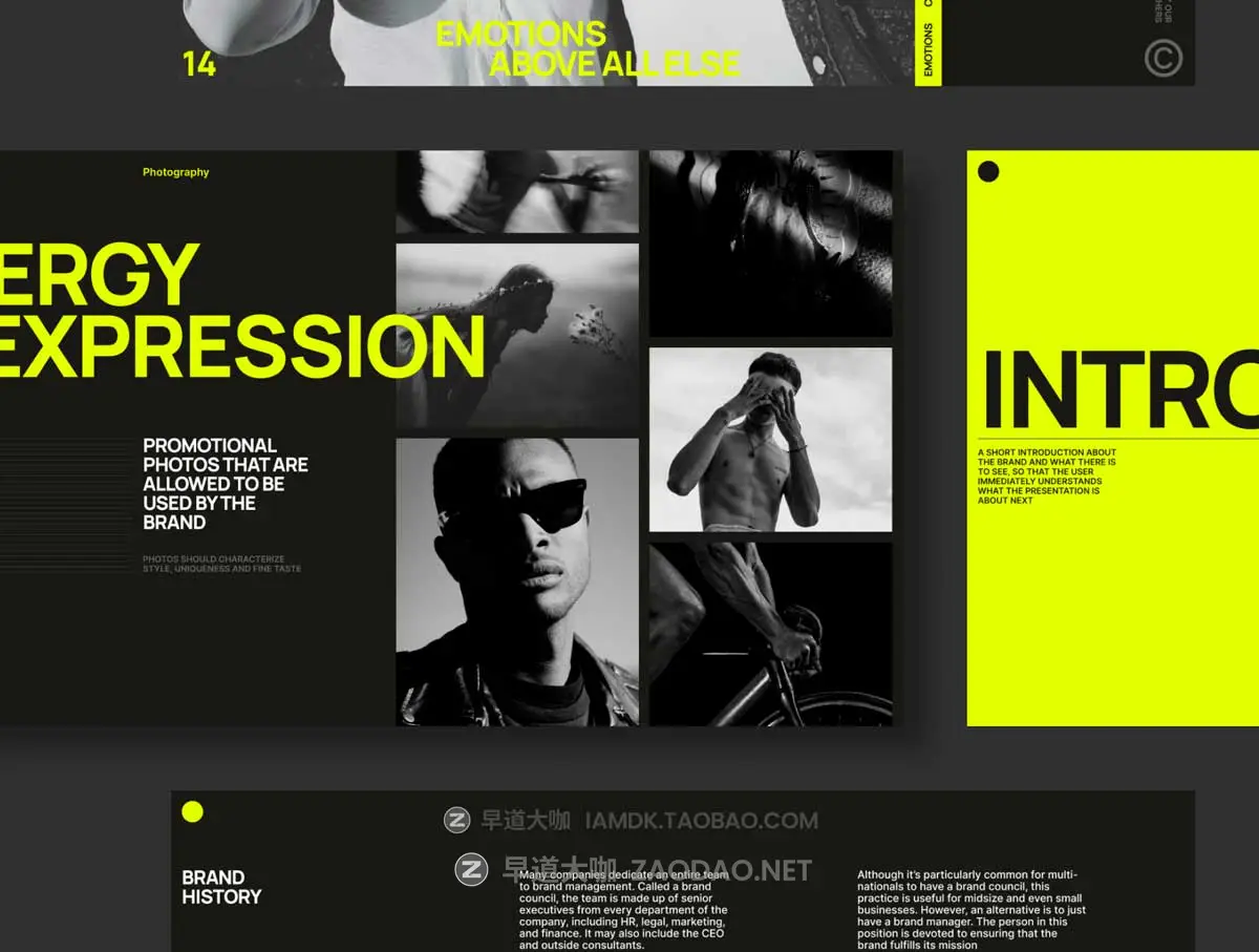 21页高级黑化风设计摄影作品集品牌营销简历幻灯片设计Figma模板素材 Bomond Presentation Guideline Kit插图3 21页高级黑化风设计摄影作品集品牌营销简历幻灯片设计Figma模板素材 Bomond Presentation Guideline Kit插图3