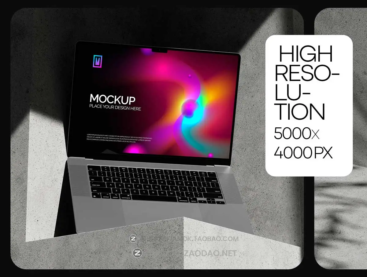 18款网站WEB UI设计展示效果图黑化工业风苹果MacBook Pro笔记本电脑PS贴图样机 18 Macbook Pro Mockups插图3 18款网站WEB UI设计展示效果图黑化工业风苹果MacBook Pro笔记本电脑PS贴图样机 18 Macbook Pro Mockups插图3