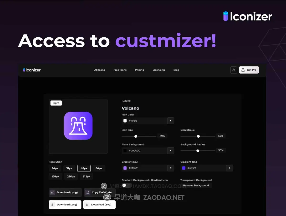 4800+款终极精美APP/网站界面设计矢量线条线稿图标Icons设计Figma/Svg格式素材 Iconizer Pro Icon Customizer 4800+ Icons, 3 Styles插图4 4800+款终极精美APP/网站界面设计矢量线条线稿图标Icons设计Figma/Svg格式素材 Iconizer Pro Icon Customizer 4800+ Icons, 3 Styles插图4