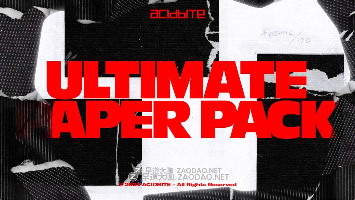 200组做旧褶皱纸张撕纸拼贴磁带转场背景纹理元素叠加MOV视频素材+音效 AcidBite – ULTIMATE PAPER PACK插图1 200组做旧褶皱纸张撕纸拼贴磁带转场背景纹理元素叠加MOV视频素材+音效 AcidBite – ULTIMATE PAPER PACK插图1