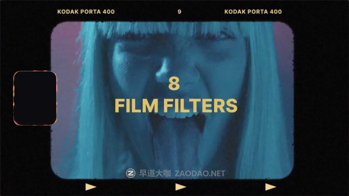PR预设 8组复古电影美学8mm胶片边框模拟滤镜视频特效素材 Super 8mm Film Filters插图1 PR预设 8组复古电影美学8mm胶片边框模拟滤镜视频特效素材 Super 8mm Film Filters插图1