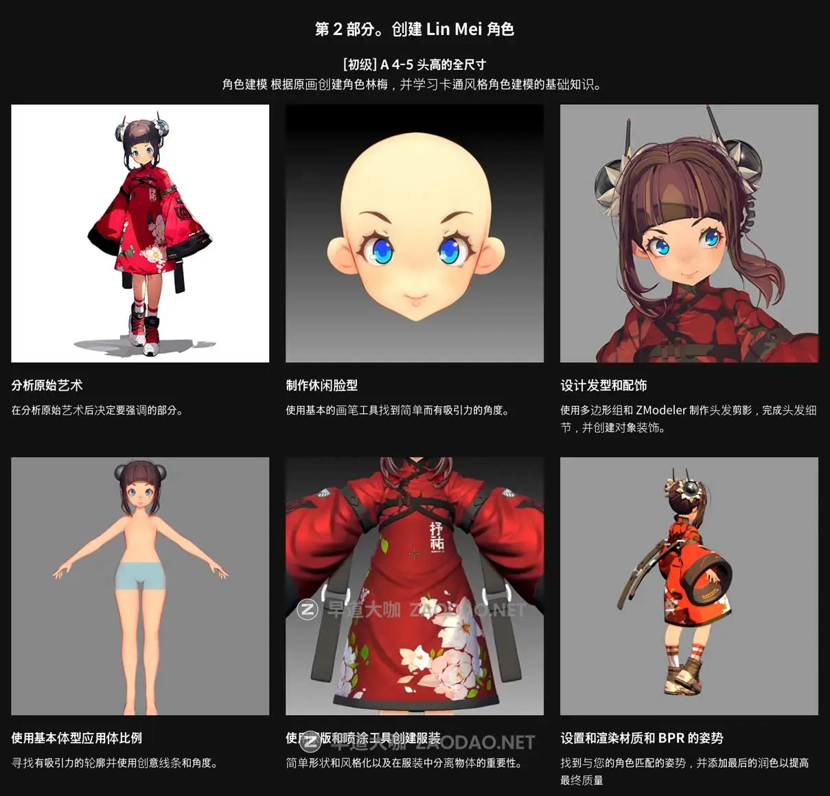 ZBrush创建卡通3D动漫人物角色模型渲染视频教程 中文字幕 Coloso – Artistic Cartoon-Style Character Modeling with ZBrush插图4 ZBrush创建卡通3D动漫人物角色模型渲染视频教程 中文字幕 Coloso – Artistic Cartoon-Style Character Modeling with ZBrush插图4