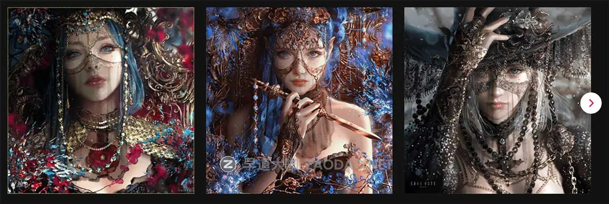 专业基础到高级分步人物角色面部着色PS绘画教程 中文字幕 Step-by-Step Face Coloring from Basic to Advanced插图6 专业基础到高级分步人物角色面部着色PS绘画教程 中文字幕 Step-by-Step Face Coloring from Basic to Advanced插图6