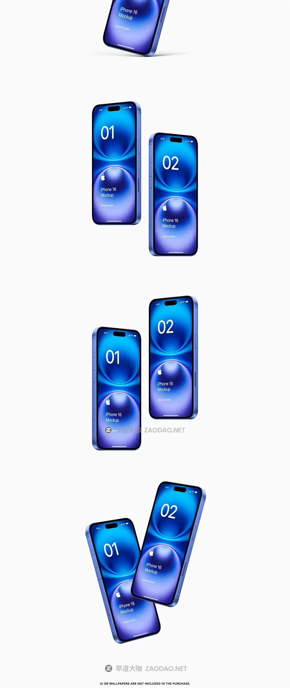 24款苹果iPhone 16手机UI界面设计展示效果图PS贴图样机模板素材 iPhone 16 – 24 Mockups Scenes插图13 24款苹果iPhone 16手机UI界面设计展示效果图PS贴图样机模板素材 iPhone 16 – 24 Mockups Scenes插图13