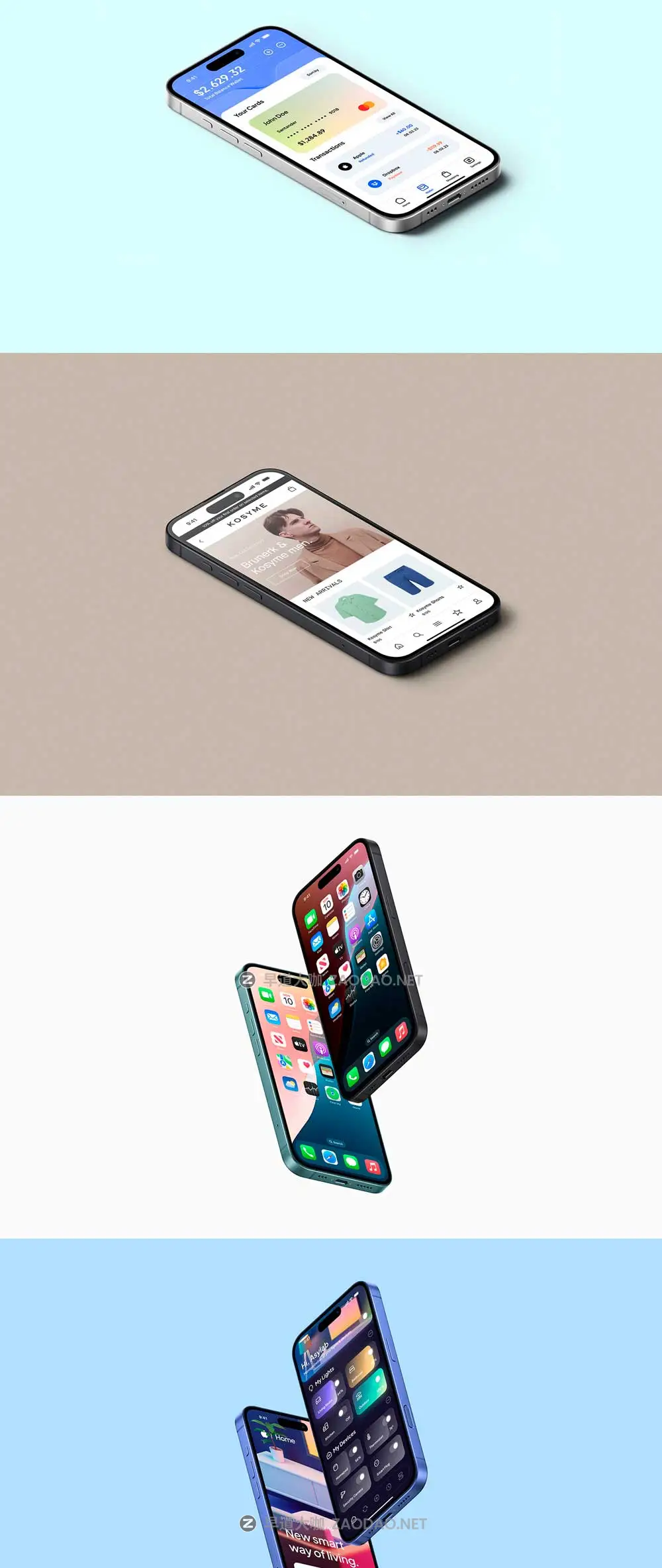 24款苹果iPhone 16手机UI界面设计展示效果图PS贴图样机模板素材 iPhone 16 – 24 Mockups Scenes插图16 24款苹果iPhone 16手机UI界面设计展示效果图PS贴图样机模板素材 iPhone 16 – 24 Mockups Scenes插图16