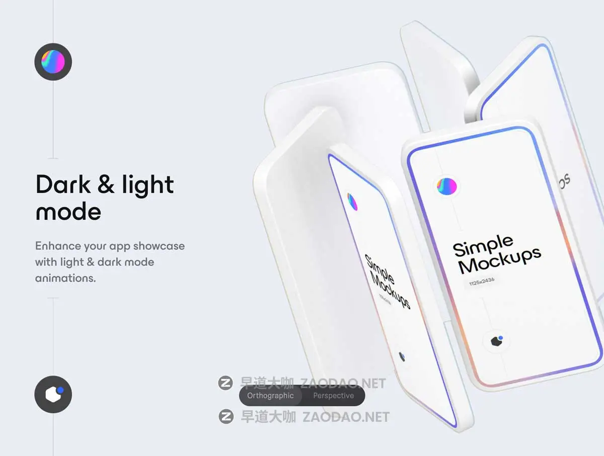 创意悬浮UI界面设计Phone手机展示效果图贴图样机Spline模板素材 Simple Mockups vol.4插图5 创意悬浮UI界面设计Phone手机展示效果图贴图样机Spline模板素材 Simple Mockups vol.4插图5