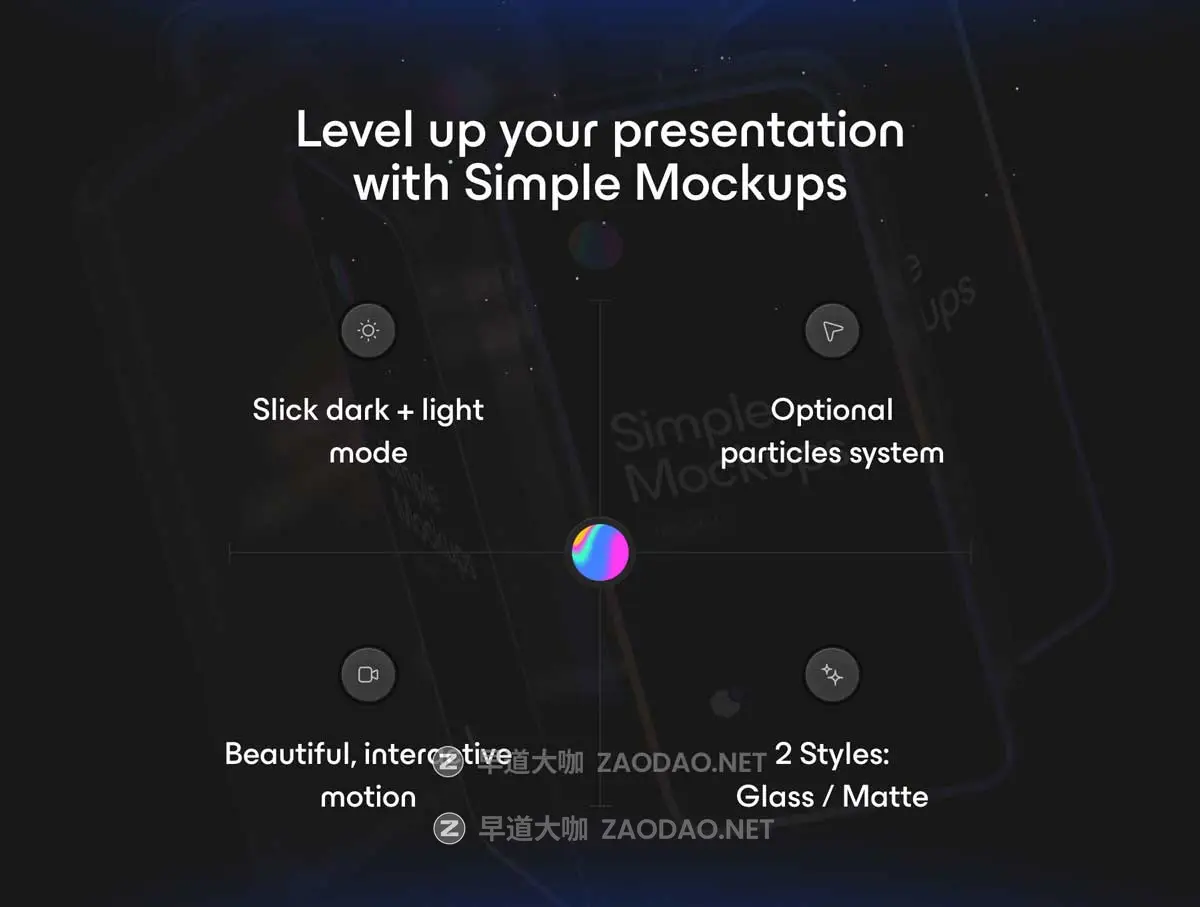 创意悬浮UI界面设计Phone手机展示效果图贴图样机Spline模板素材 Simple Mockups vol.4插图2 创意悬浮UI界面设计Phone手机展示效果图贴图样机Spline模板素材 Simple Mockups vol.4插图2