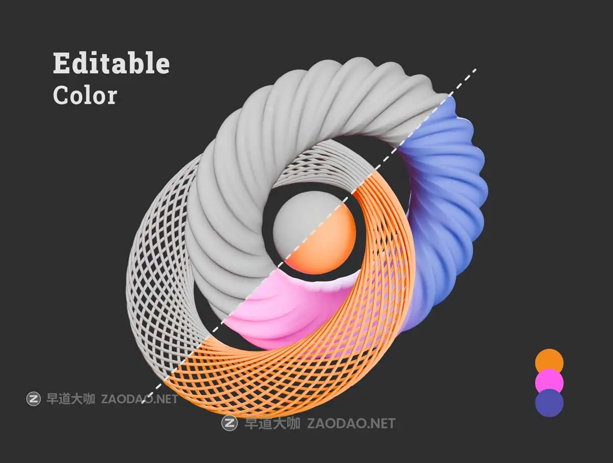 15款抽象3D立体几何图形插图图标Icons设计blender/png格式素材 Abstract Shapes 3d Illustration Pack插图1 15款抽象3D立体几何图形插图图标Icons设计blender/png格式素材 Abstract Shapes 3d Illustration Pack插图1