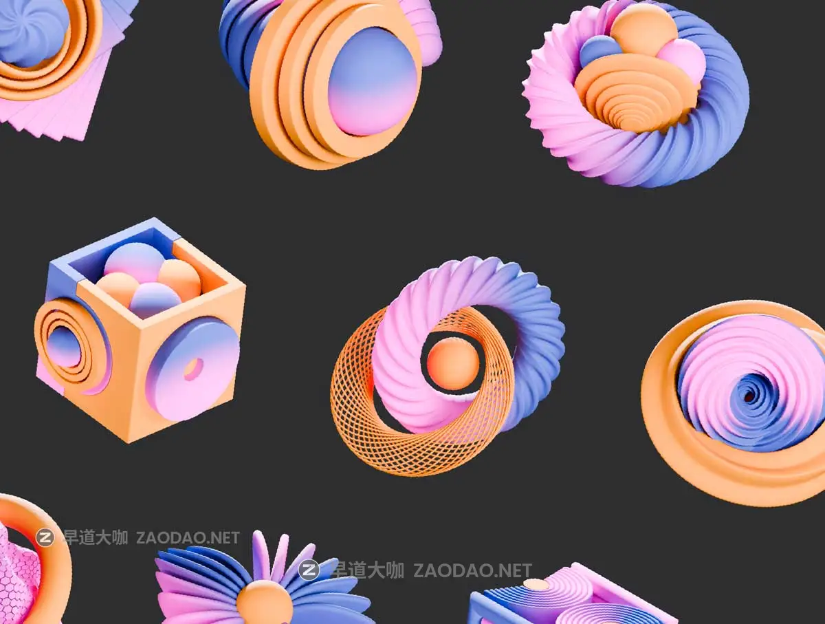 15款抽象3D立体几何图形插图图标Icons设计blender/png格式素材 Abstract Shapes 3d Illustration Pack插图5 15款抽象3D立体几何图形插图图标Icons设计blender/png格式素材 Abstract Shapes 3d Illustration Pack插图5