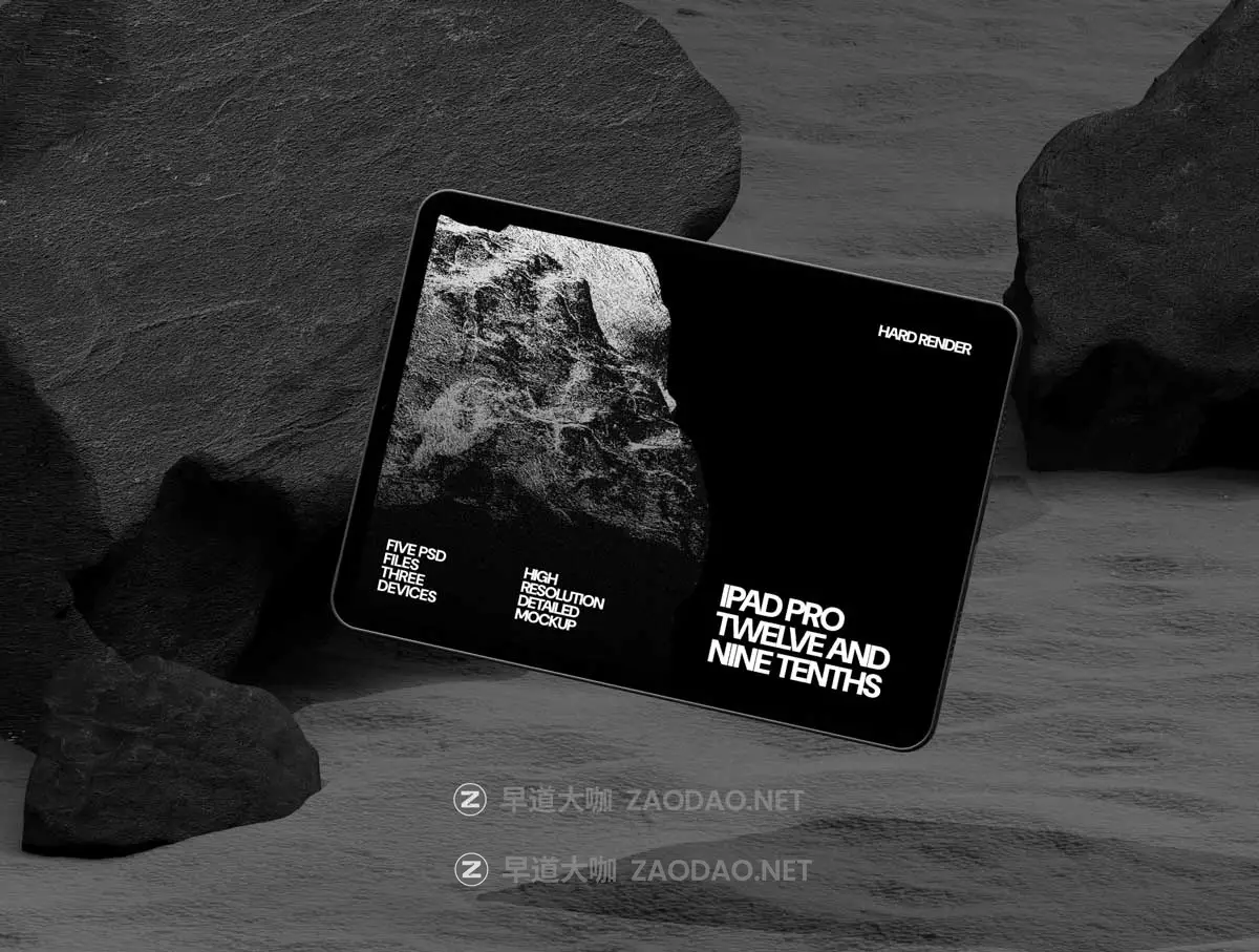 黑化工业风UI设计苹果iPad平板MacBook电脑iPhone手机贴图PS/AE样机模板素材 ZeroG Device Mockup插图5 黑化工业风UI设计苹果iPad平板MacBook电脑iPhone手机贴图PS/AE样机模板素材 ZeroG Device Mockup插图5