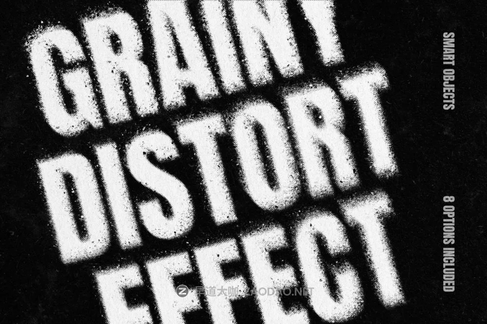 边缘模糊喷墨失真文本效果ps特效滤镜样机 Dust Distortion Text Effect插图 边缘模糊喷墨失真文本效果ps特效滤镜样机 Dust Distortion Text Effect插图