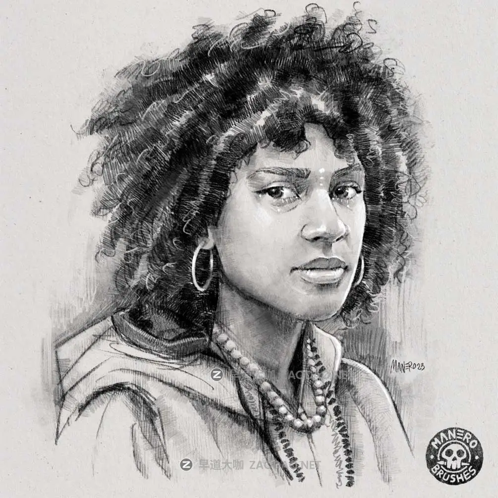 44款传统素描铅笔炭笔手绘线条阴影纹理绘画效果procreate笔刷画笔素材 Pencilmania: A Spectacular Graphite Brush Set for Procreate插图7 44款传统素描铅笔炭笔手绘线条阴影纹理绘画效果procreate笔刷画笔素材 Pencilmania: A Spectacular Graphite Brush Set for Procreate插图7