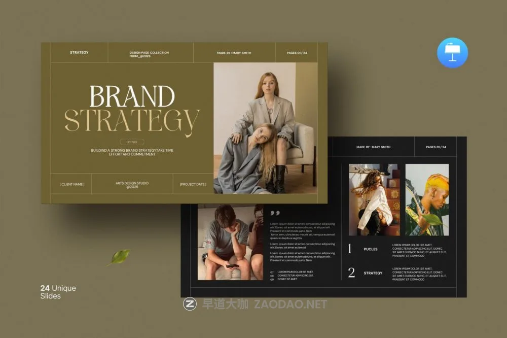 现代简约品牌营销策划演示文稿设计Keynote模版 Brand Strategy Presentation Template插图 现代简约品牌营销策划演示文稿设计Keynote模版 Brand Strategy Presentation Template插图