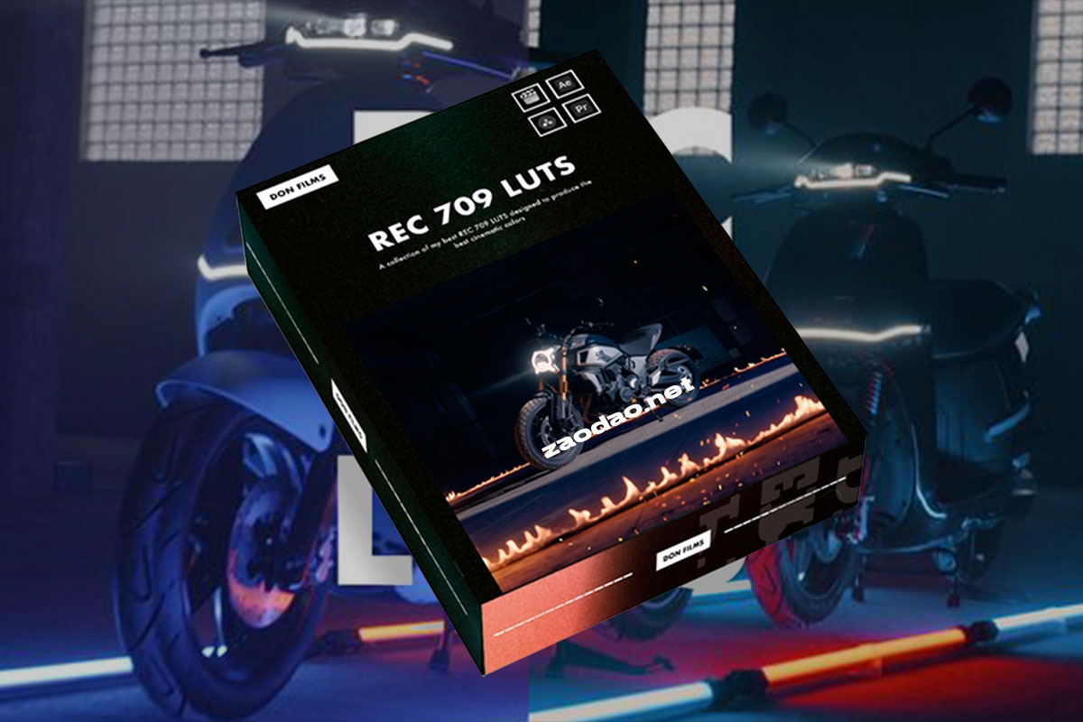 专业索尼/吉普相机胶片模拟电影外观REC709视频还原调色LUTs预设 Alexandru Don – Cinematic REC709 LUTS插图