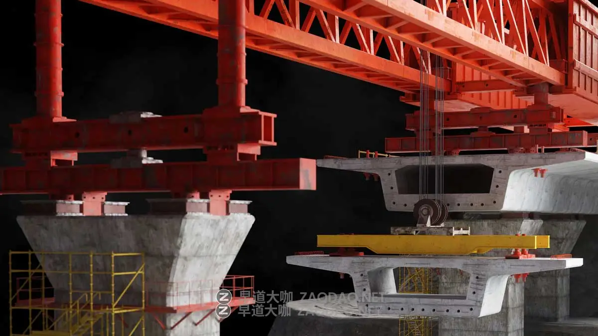 建筑工地楼房施工设备起重机吊塔3D模型C4D/Blender/FBX/OBJ/UE格式素材 Kitbash3D – Construction Zone插图13 建筑工地楼房施工设备起重机吊塔3D模型C4D/Blender/FBX/OBJ/UE格式素材 Kitbash3D – Construction Zone插图13