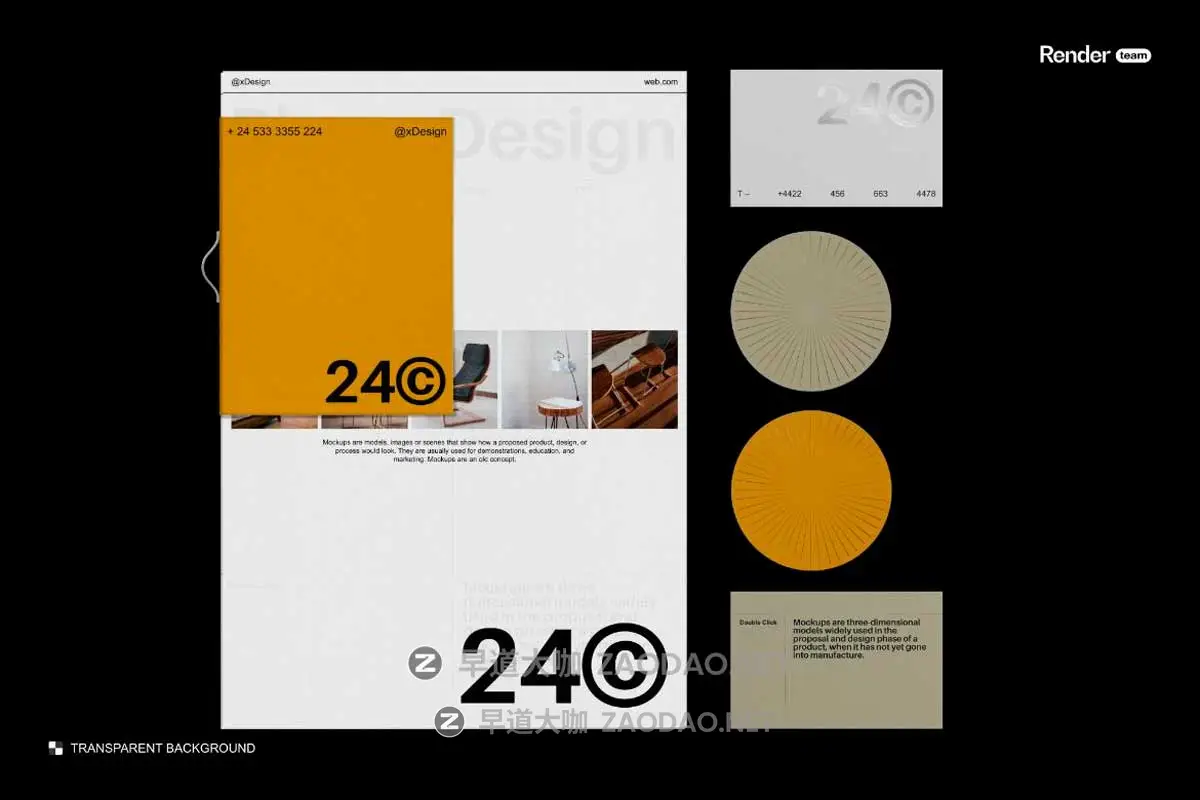 6款时尚品牌VI设计展示名片画册信纸信封PS贴图样机模板素材 Brand Identity Mockup Set插图4 6款时尚品牌VI设计展示名片画册信纸信封PS贴图样机模板素材 Brand Identity Mockup Set插图4