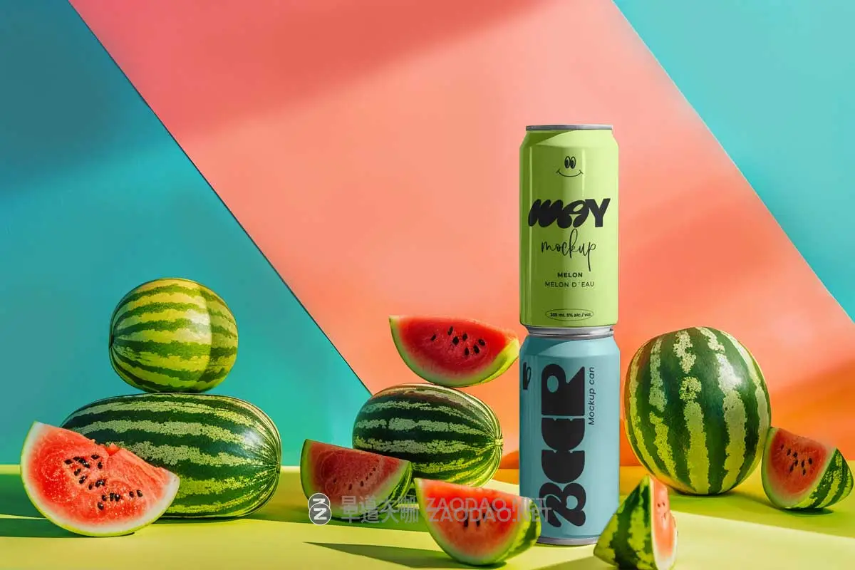 10款时尚创意听装果汁啤酒苏打水金属罐易拉罐设计展示PS贴图样机模板素材 Elongated Can Drink Mockup Vol 1插图2 10款时尚创意听装果汁啤酒苏打水金属罐易拉罐设计展示PS贴图样机模板素材 Elongated Can Drink Mockup Vol 1插图2