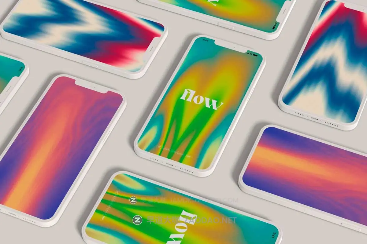 潮流渐变扭曲热像仪模糊颗粒肌理效果社交媒体海报背景图设计素材 Flowy Gradients Social Media Backgrounds插图4 潮流渐变扭曲热像仪模糊颗粒肌理效果社交媒体海报背景图设计素材 Flowy Gradients Social Media Backgrounds插图4