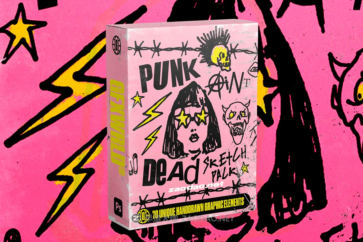 新潮手绘涂鸦线条符号英文单词电音说唱硬核图案海报服装设计PNG免抠图素材 GFXWRLD – PUNK AIN’T DEAD SKETCH PACK (VOL. 1)插图 新潮手绘涂鸦线条符号英文单词电音说唱硬核图案海报服装设计PNG免抠图素材 GFXWRLD – PUNK AIN’T DEAD SKETCH PACK (VOL. 1)插图