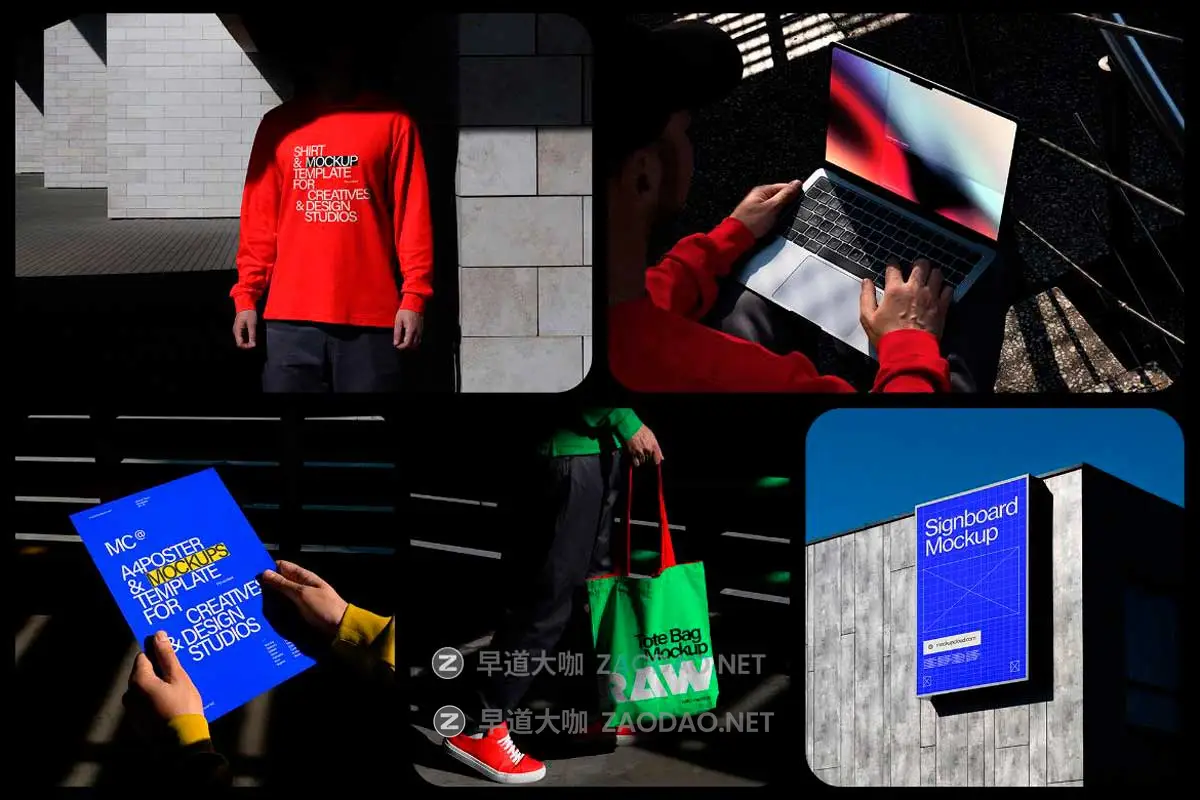 30款欧美风暗黑VI品牌设计广告牌海报名片手提袋衬衫iPhone手机Logo贴图PSD样机模板 Raw Branding Mockups / Batch 00005插图1 30款欧美风暗黑VI品牌设计广告牌海报名片手提袋衬衫iPhone手机Logo贴图PSD样机模板 Raw Branding Mockups / Batch 00005插图1