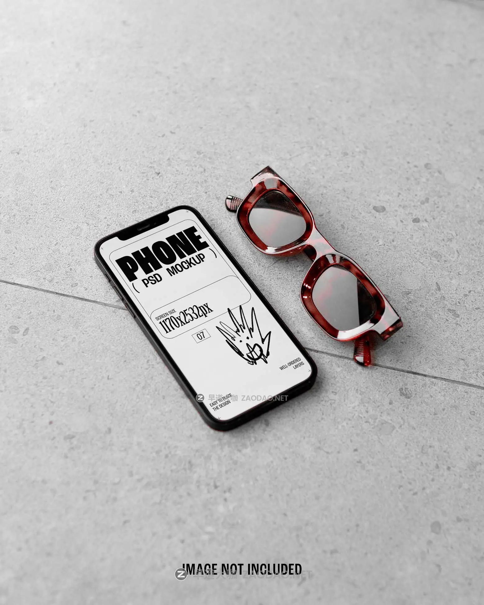 7款文艺苹果iPhone 13手机APP UI界面设计展示效果图PS贴图样机模板素材 7 Realistic iPhone Mockups插图5 7款文艺苹果iPhone 13手机APP UI界面设计展示效果图PS贴图样机模板素材 7 Realistic iPhone Mockups插图5