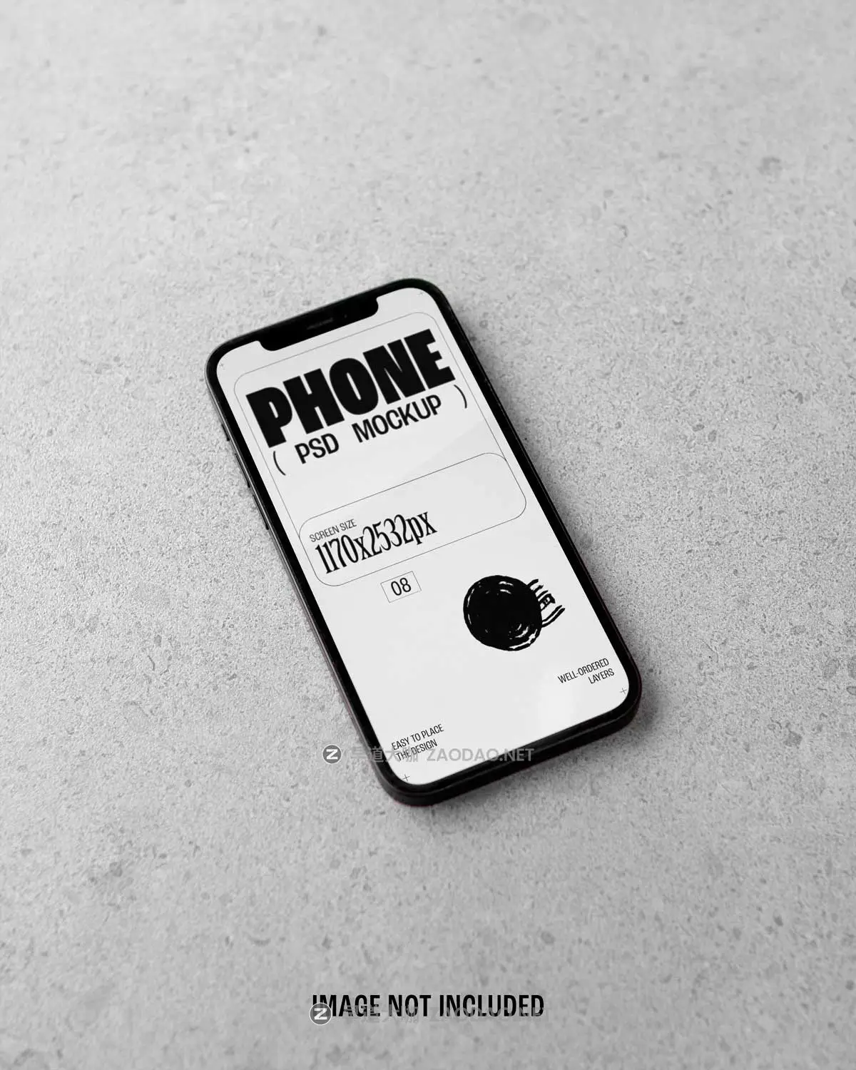 7款文艺苹果iPhone 13手机APP UI界面设计展示效果图PS贴图样机模板素材 7 Realistic iPhone Mockups插图6 7款文艺苹果iPhone 13手机APP UI界面设计展示效果图PS贴图样机模板素材 7 Realistic iPhone Mockups插图6