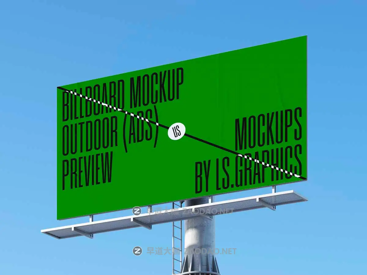 23款国外高级逼真户外广告牌大牌海报设计PS贴图样机模板素材 Billboards Mockups插图21 23款国外高级逼真户外广告牌大牌海报设计PS贴图样机模板素材 Billboards Mockups插图21