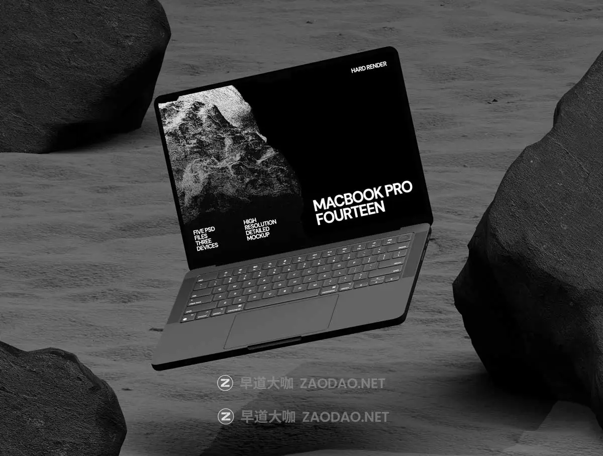 黑化工业风UI设计苹果iPad平板MacBook电脑iPhone手机贴图PS/AE样机模板素材 ZeroG Device Mockup插图6 黑化工业风UI设计苹果iPad平板MacBook电脑iPhone手机贴图PS/AE样机模板素材 ZeroG Device Mockup插图6