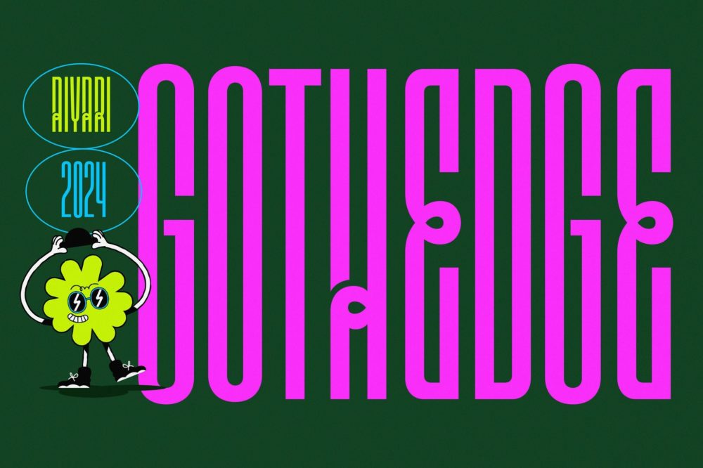 复古哥特式海报邀请函服装设计无衬线英文字体安装包 Gothedge插图