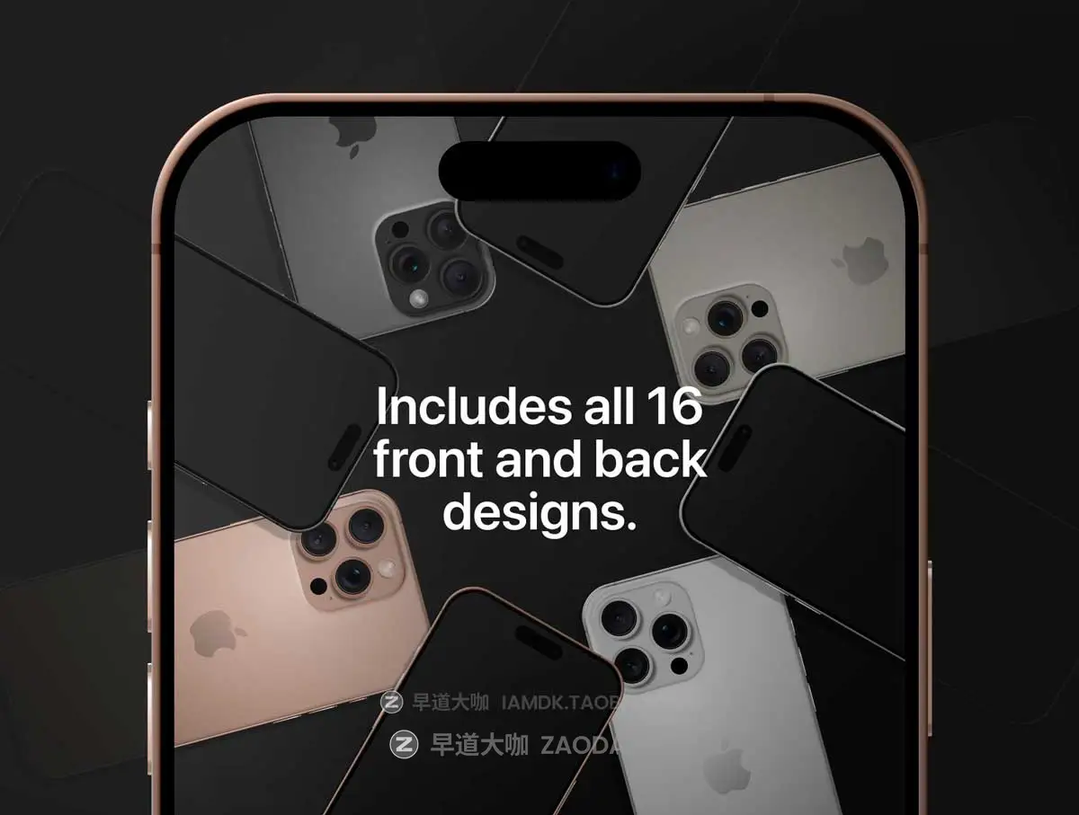 真实APP UI界面设计苹果iPhone 16 Pro手机展示效果图Figma样机模板素材 iPhone 16 Pro & Pro Max Figma mockups插图3 真实APP UI界面设计苹果iPhone 16 Pro手机展示效果图Figma样机模板素材 iPhone 16 Pro & Pro Max Figma mockups插图3