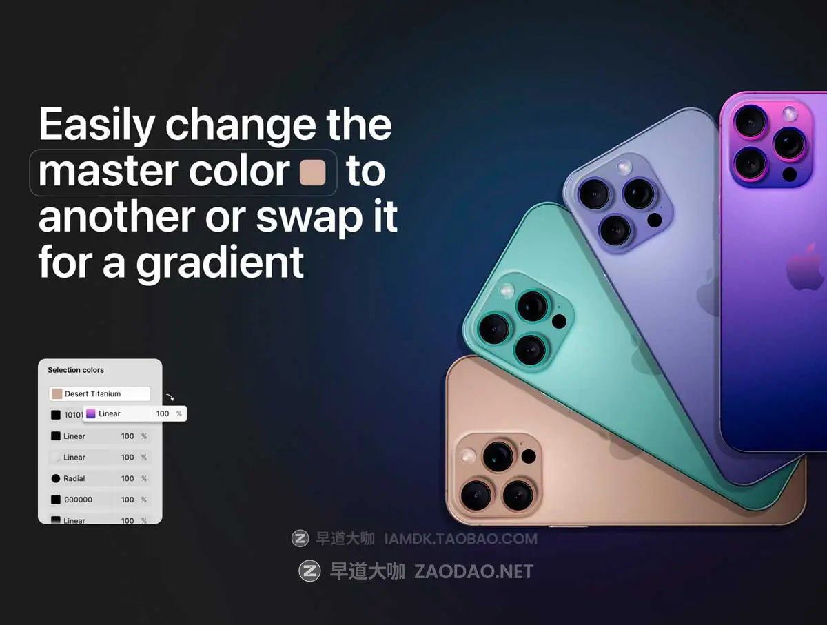 真实APP UI界面设计苹果iPhone 16 Pro手机展示效果图Figma样机模板素材 iPhone 16 Pro & Pro Max Figma mockups插图4 真实APP UI界面设计苹果iPhone 16 Pro手机展示效果图Figma样机模板素材 iPhone 16 Pro & Pro Max Figma mockups插图4