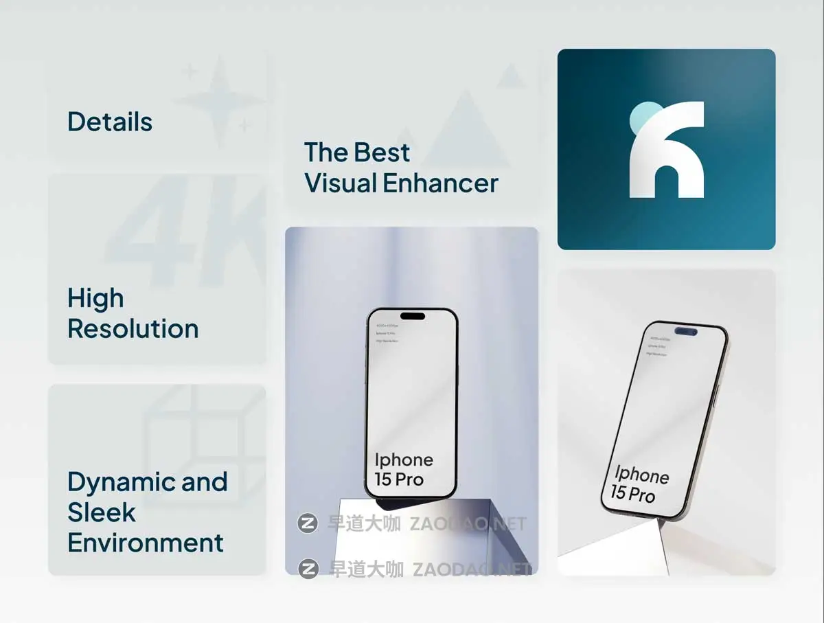 现代极简工业风UI界面设计展示苹果iPhone 15 Pro贴图PSD样机模板素材 Xotac – iPhone 15 Pro Minimalist Mockups插图1 现代极简工业风UI界面设计展示苹果iPhone 15 Pro贴图PSD样机模板素材 Xotac – iPhone 15 Pro Minimalist Mockups插图1