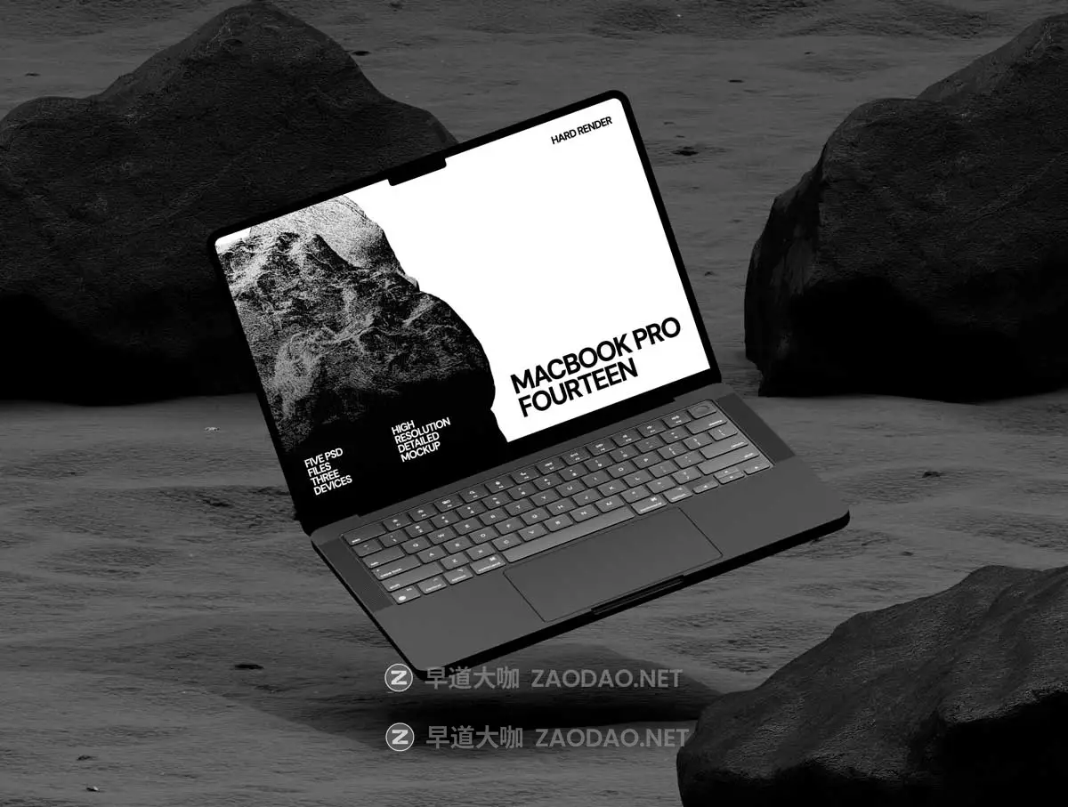 黑化工业风UI设计苹果iPad平板MacBook电脑iPhone手机贴图PS/AE样机模板素材 ZeroG Device Mockup插图4 黑化工业风UI设计苹果iPad平板MacBook电脑iPhone手机贴图PS/AE样机模板素材 ZeroG Device Mockup插图4