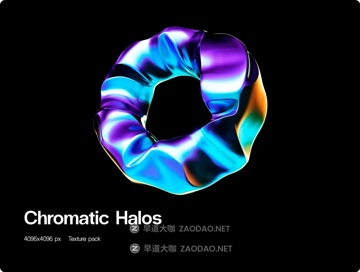 32款赛博朋克空灵蓝紫色3D立体圆环未来科幻图形PNG免抠图设计素材 Chromatic Halos插图4 32款赛博朋克空灵蓝紫色3D立体圆环未来科幻图形PNG免抠图设计素材 Chromatic Halos插图4