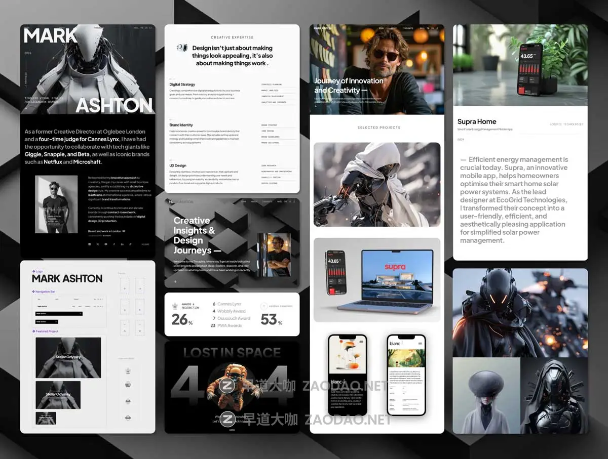 简约响应式作品集案例公司网站界面WEB UI设计Figma/Framer模板素材 Rebirth – Framer Portfolio Template插图1 简约响应式作品集案例公司网站界面WEB UI设计Figma/Framer模板素材 Rebirth – Framer Portfolio Template插图1