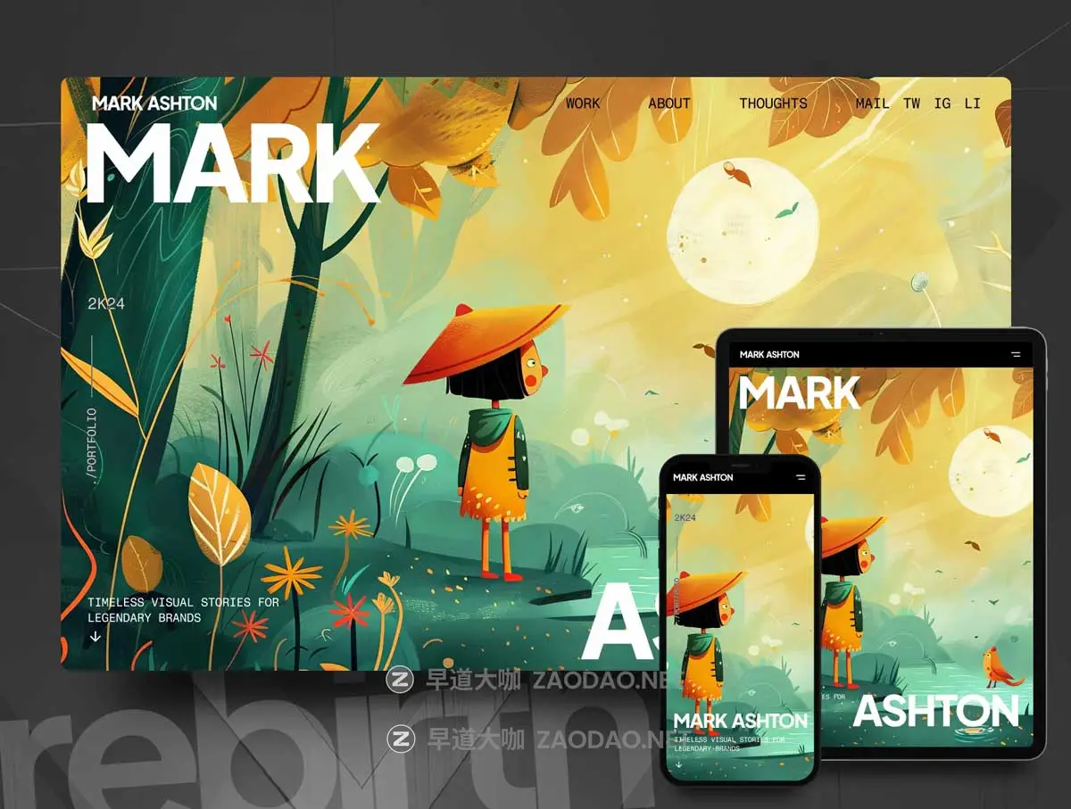 简约响应式作品集案例公司网站界面WEB UI设计Figma/Framer模板素材 Rebirth – Framer Portfolio Template插图4 简约响应式作品集案例公司网站界面WEB UI设计Figma/Framer模板素材 Rebirth – Framer Portfolio Template插图4